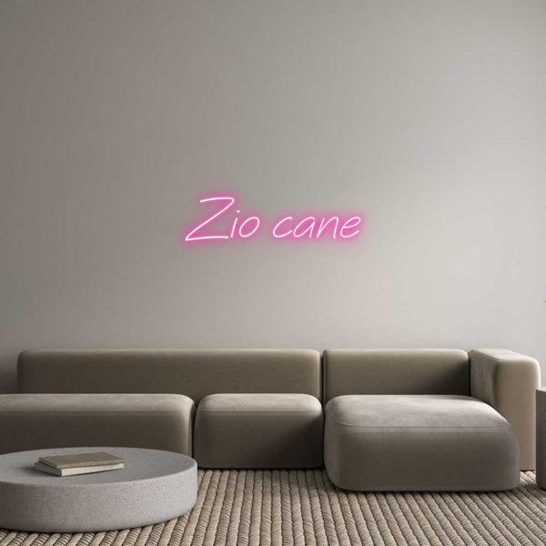 Neon personalizzato: Zio cane