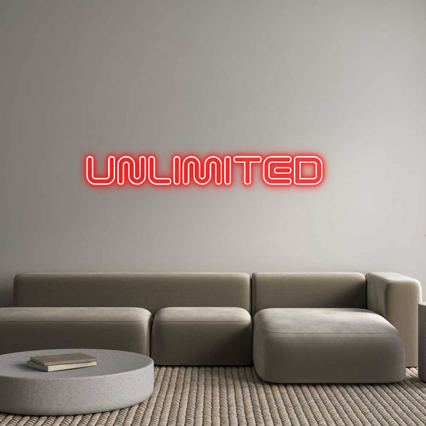 Neon personalizzato: UNLIMITED