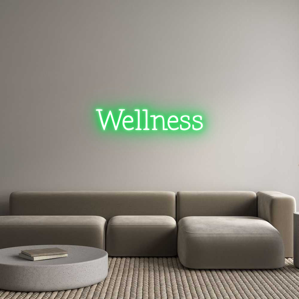 Neon personalizzato: Wellness