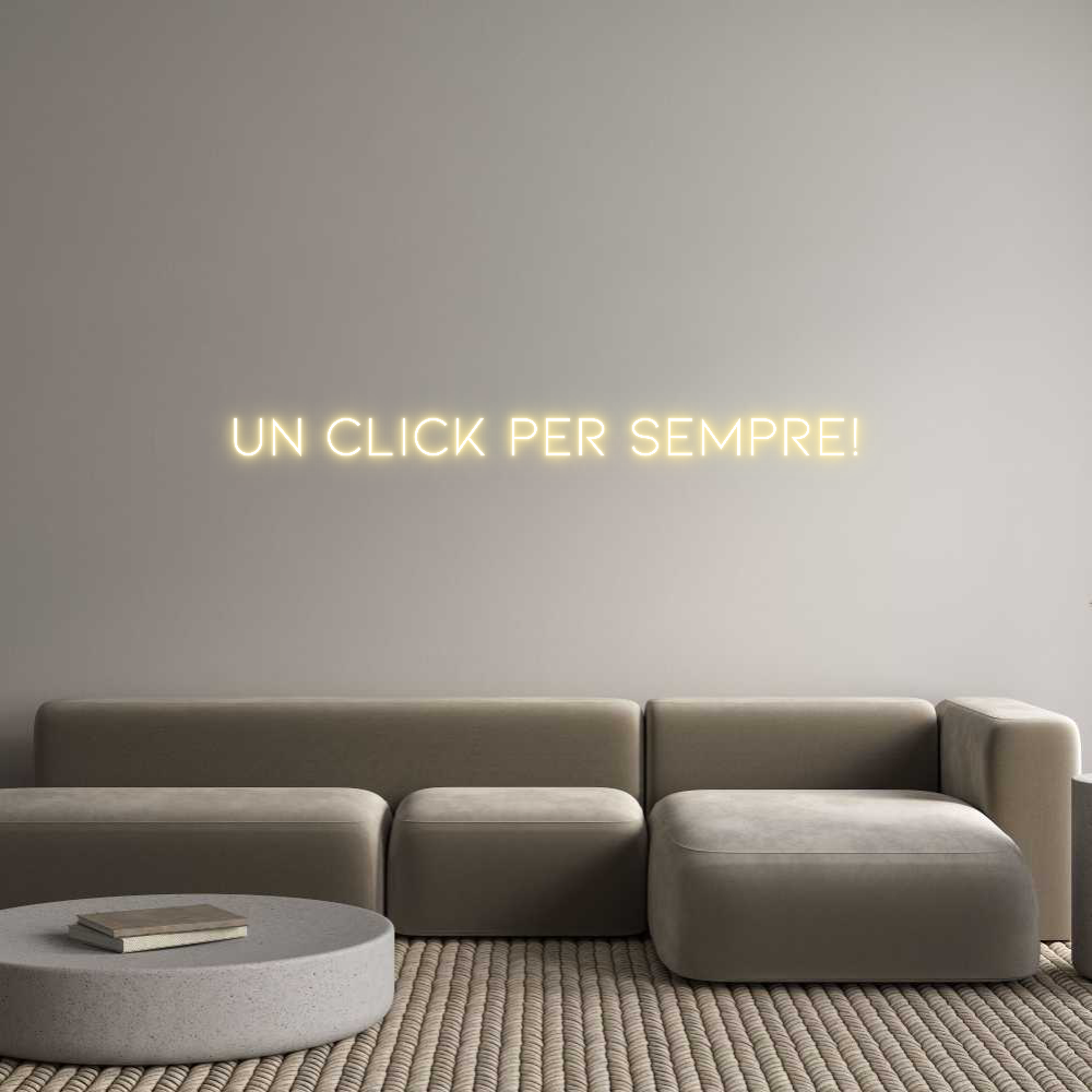 Neon personalizzato: Un click per ...