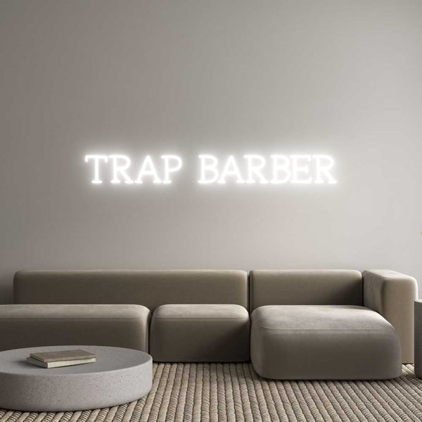 Neon personalizzato: TRAP BARBER