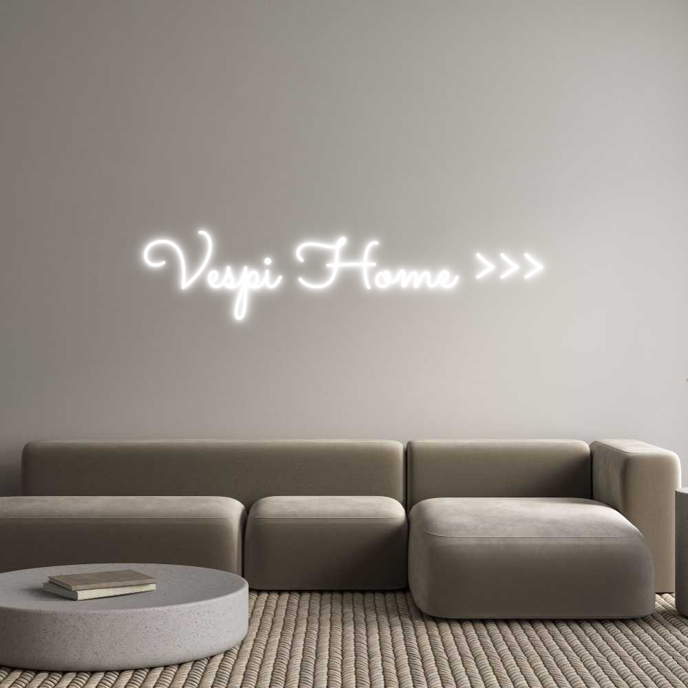 Neon personalizzato: Vespi Home >>>