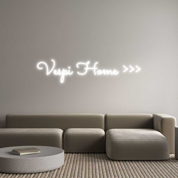 Neon personalizzato: Vespi Home >>>