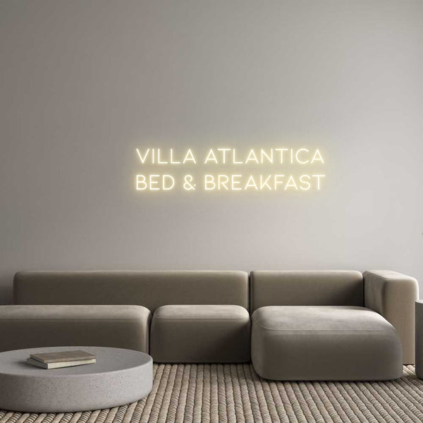 Neon personalizzato:       Villa A...