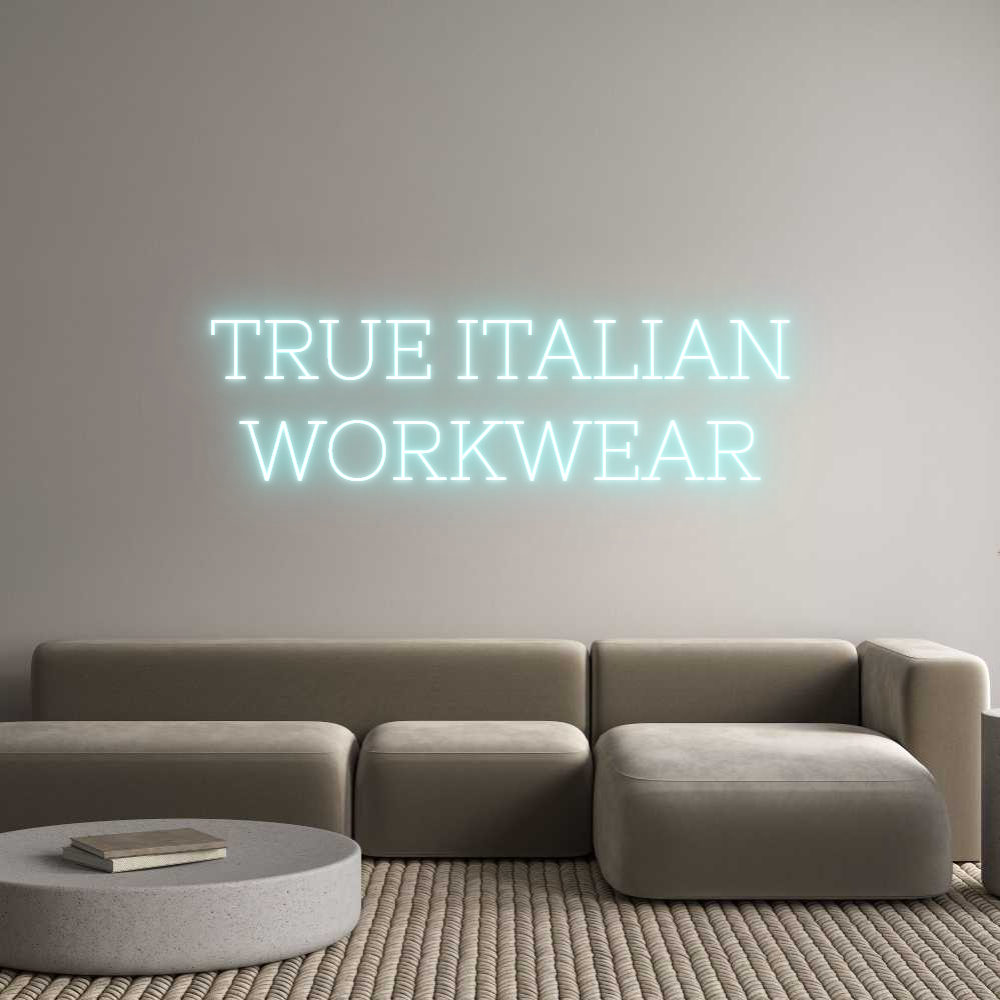 Neon personalizzato: TRUE ITALIAN
...