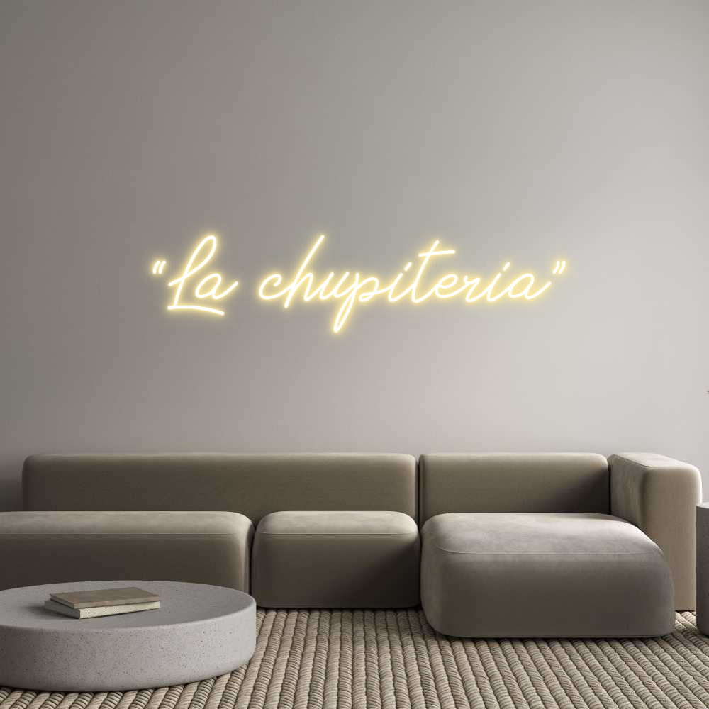 Neon personalizzato: “La chupiteria”