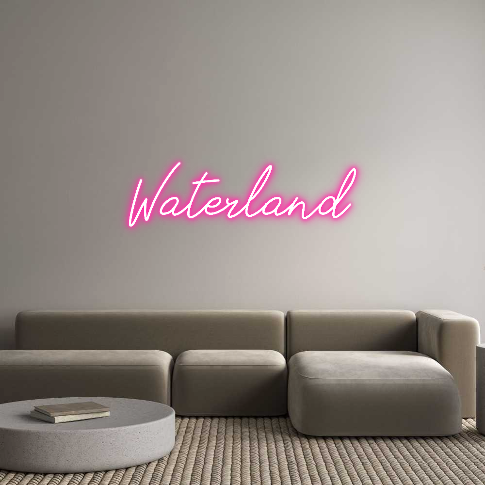 Neon personalizzato: Waterland