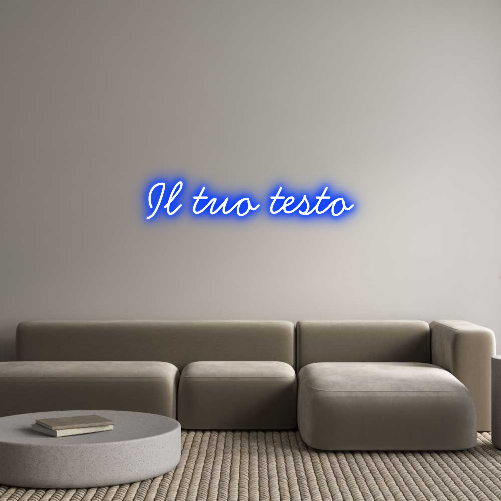 Neon personalizzato: Il tuo testo