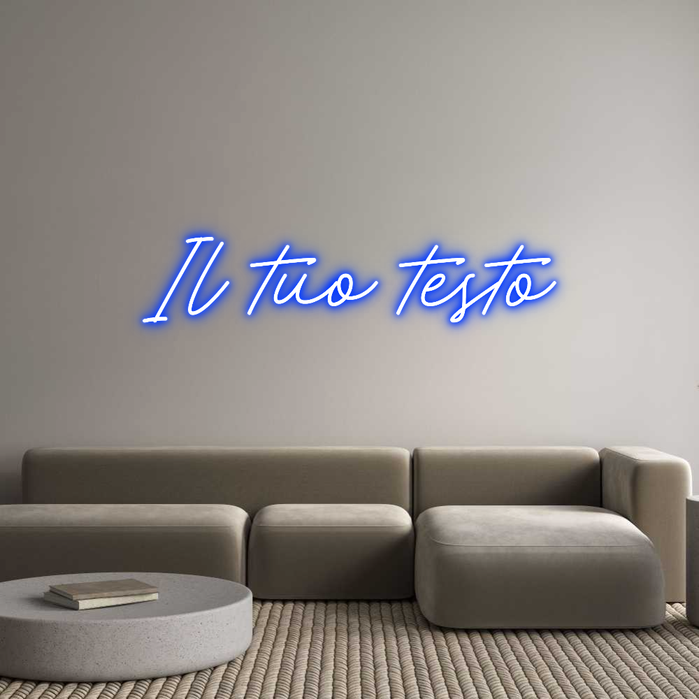 Neon personalizzato: Il tuo testo