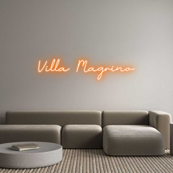 Neon personalizzato: Villa Magrino