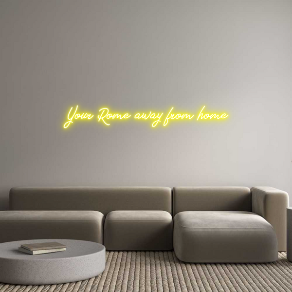 Neon personalizzato: Your Rome awa...