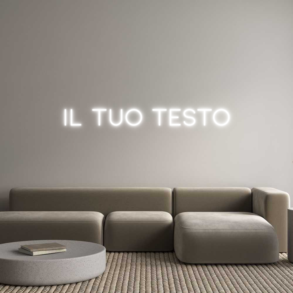 Neon personalizzato: Il tuo testo