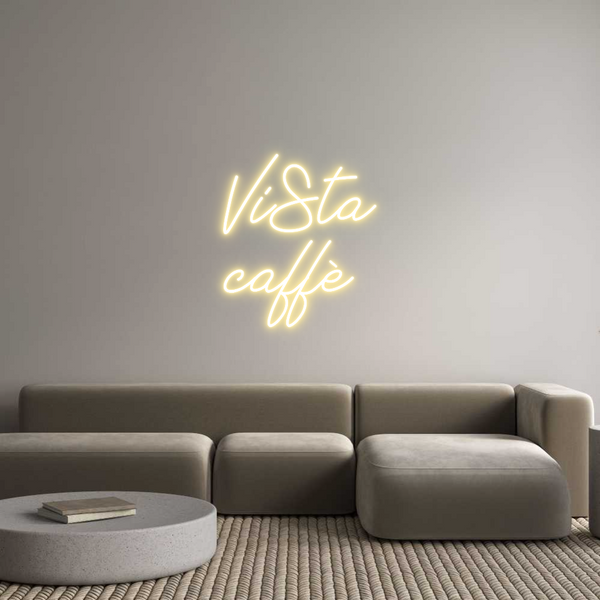 Neon personalizzato: ViSta
caffè