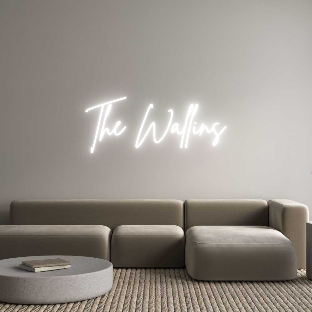 Neon personalizzato: The Wallins