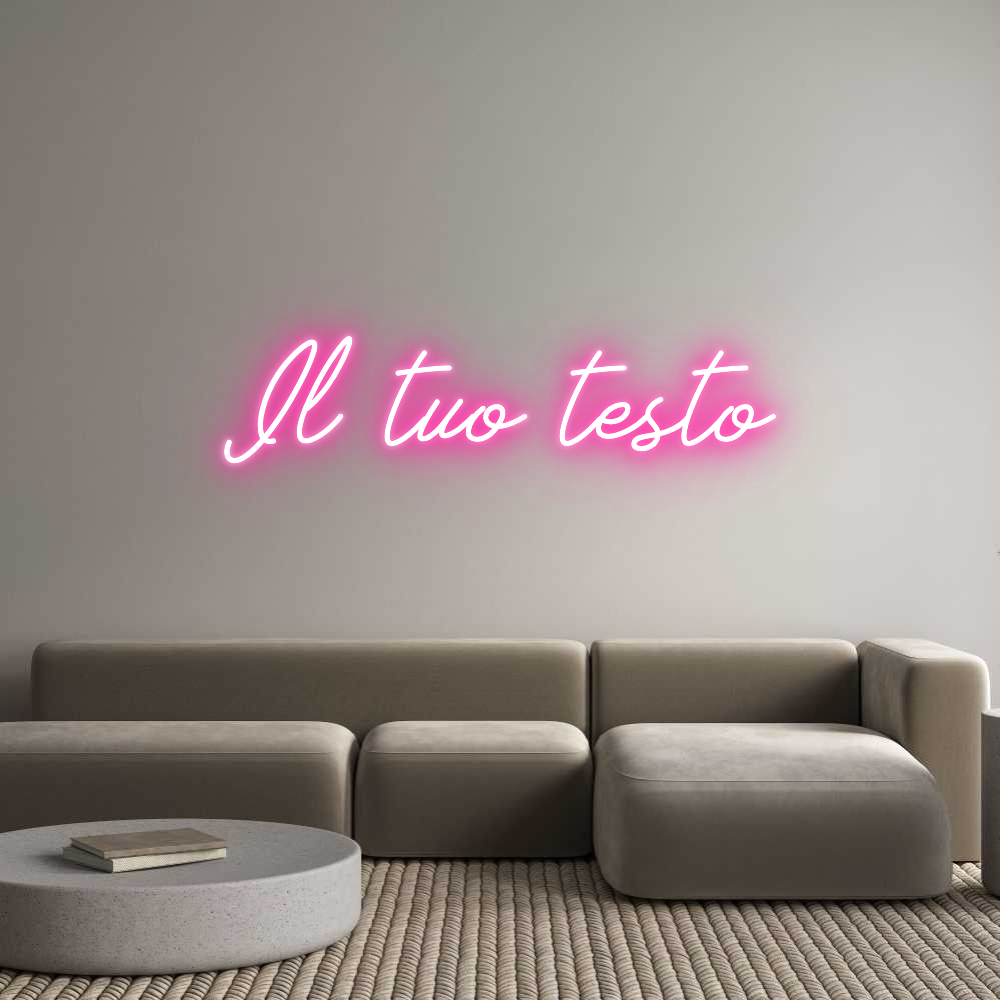 Neon personalizzato: Il tuo testo