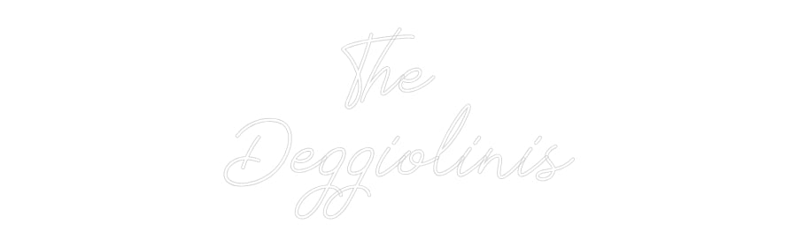 Neon personalizzato: The 
Deggiol...