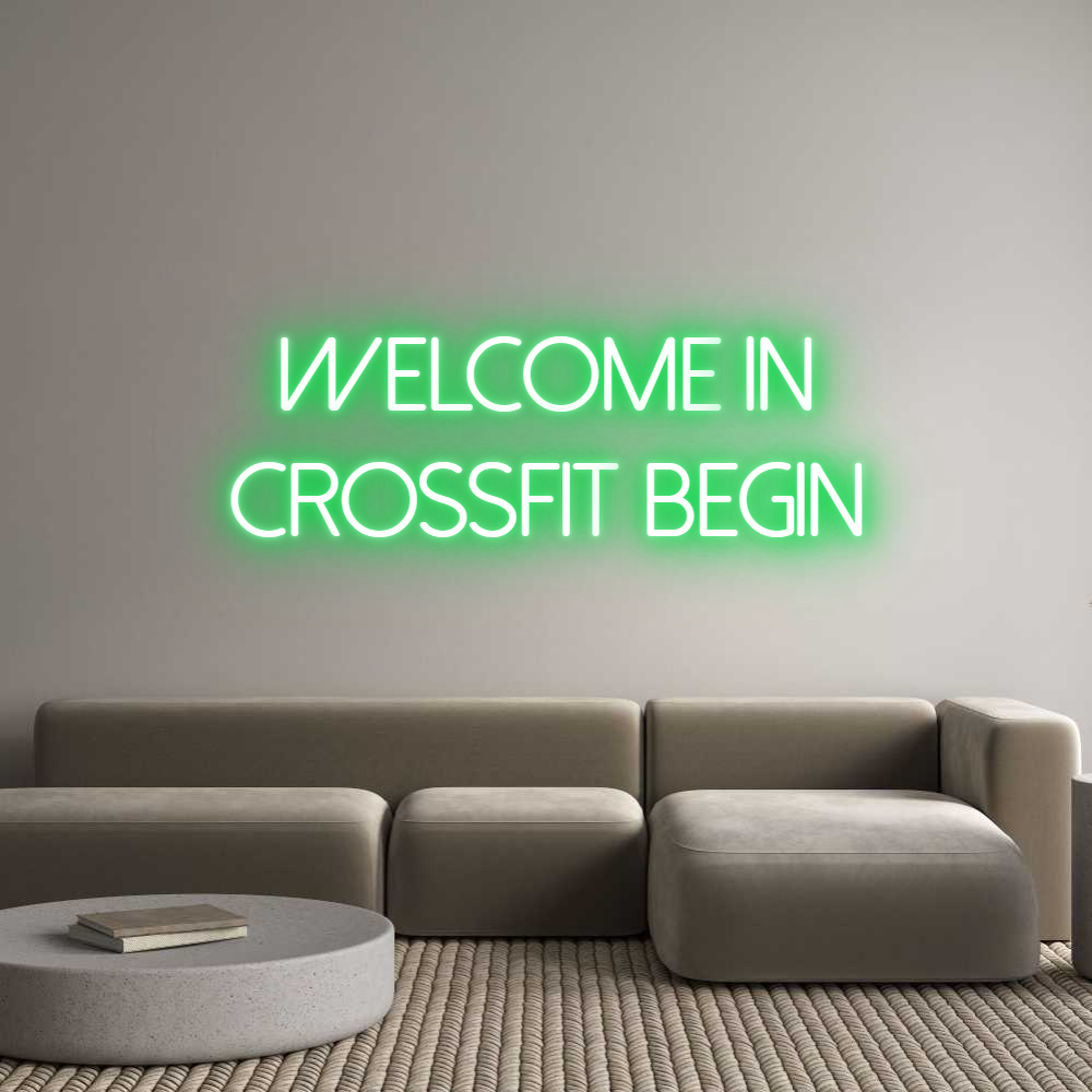 Neon personalizzato: WELCOME IN
C...