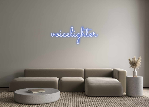 Neon personalizzato: voicelighter