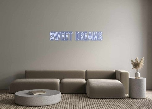 Neon personalizzato: sweet dreams