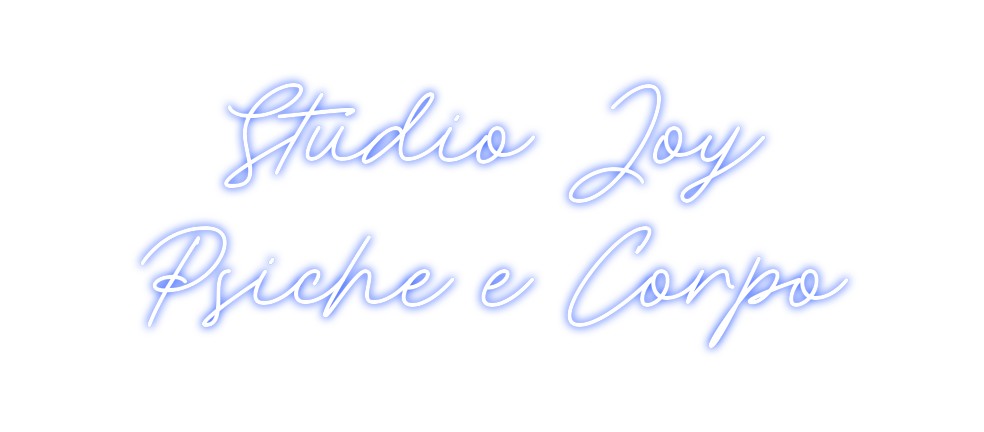 Neon personalizzato:     Studio Jo...