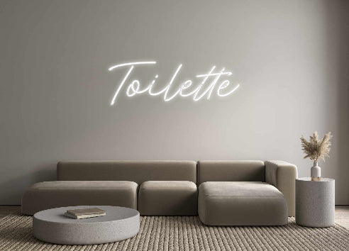 Neon personalizzato: Toilette