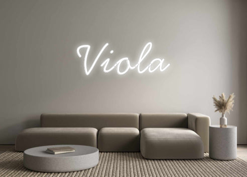 Neon personalizzato: Viola