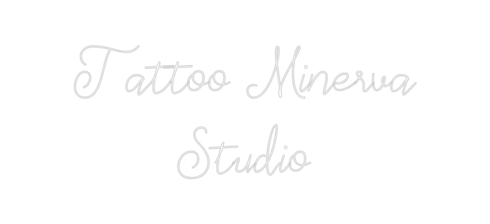 Neon personalizzato: Tattoo Minerv...