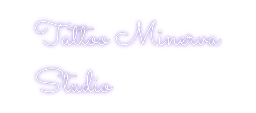 Neon personalizzato: Tattoo Minerv...