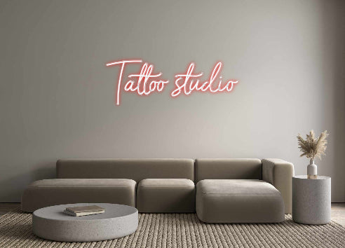 Neon personalizzato: Tattoo studio