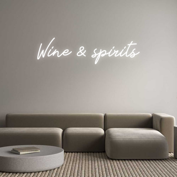 Neon personalizzato: Wine & spirits