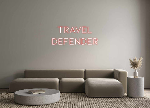 Neon personalizzato: TRAVEL 
DEFE...