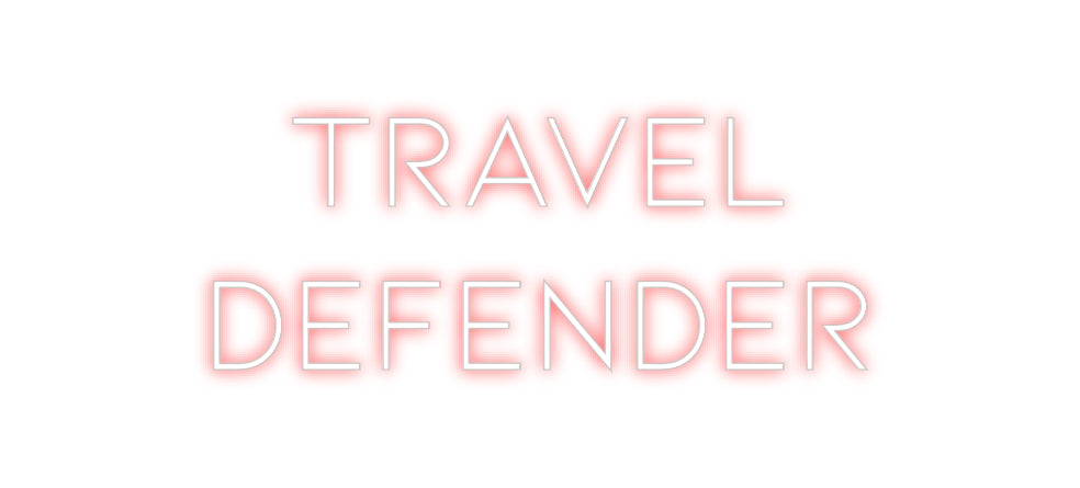 Neon personalizzato: TRAVEL 
DEFE...