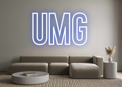 Neon personalizzato: UMG