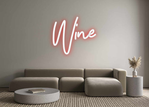 Neon personalizzato: Wine