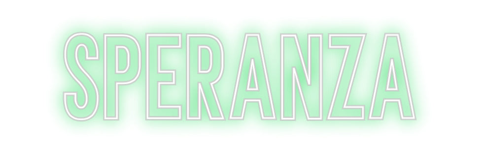 Neon personalizzato: Speranza