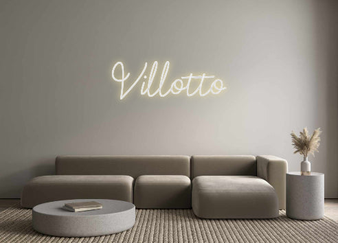 Neon personalizzato: Villotto