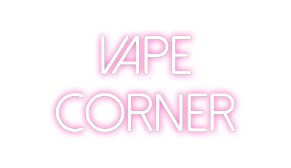 Neon personalizzato: Vape
Corner