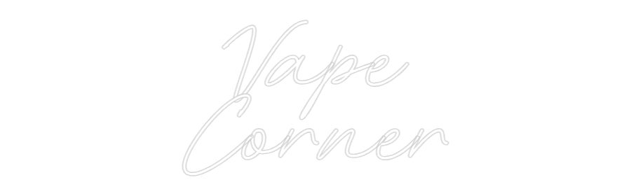 Neon personalizzato: Vape
Corner