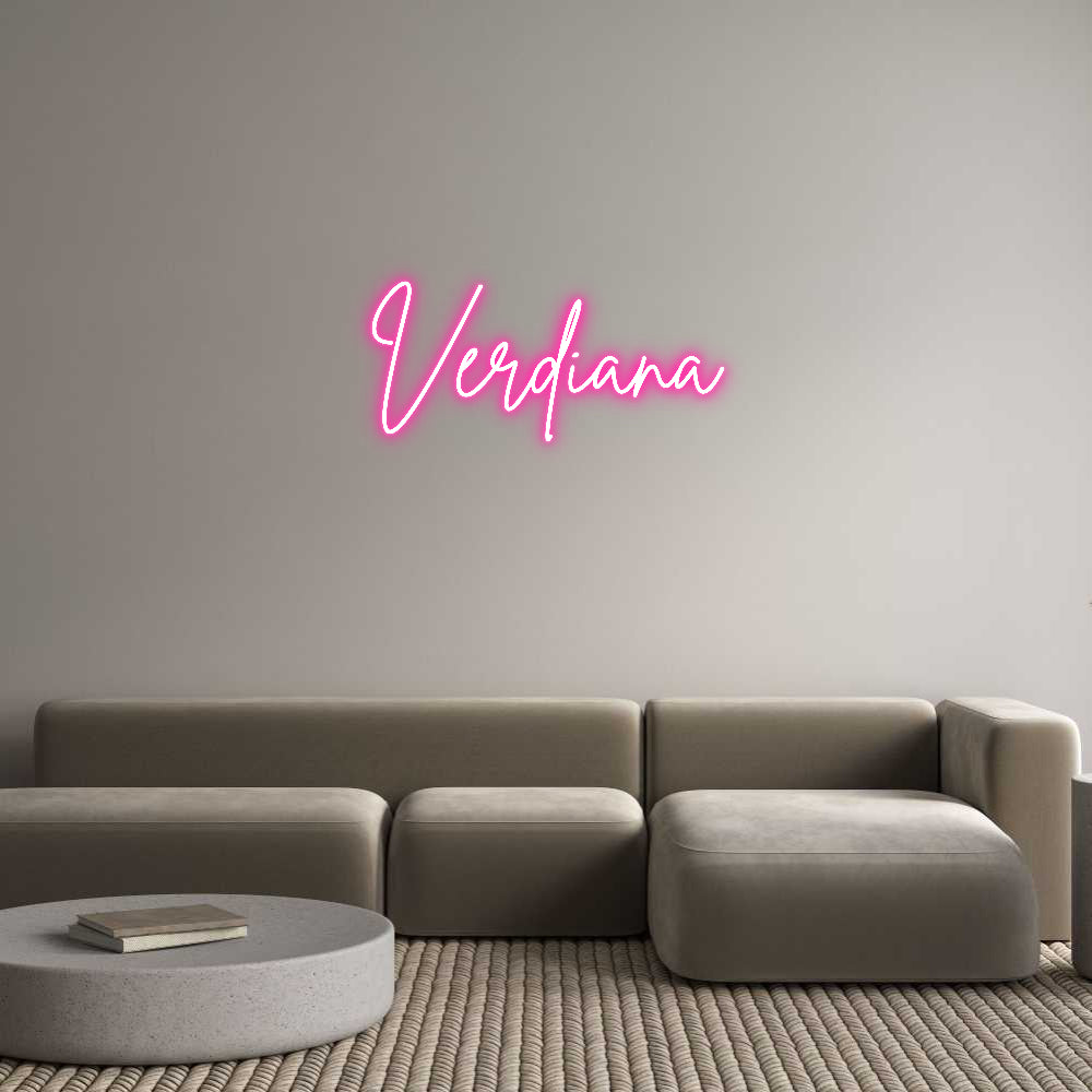 Neon personalizzato: Verdiana