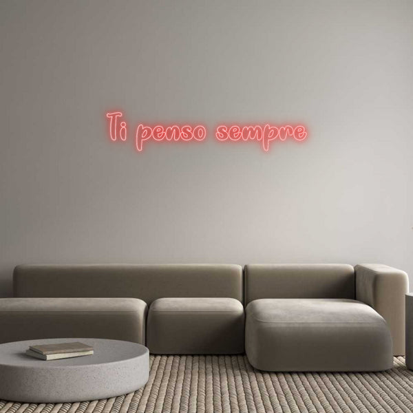 Neon personalizzato: Ti penso sempre