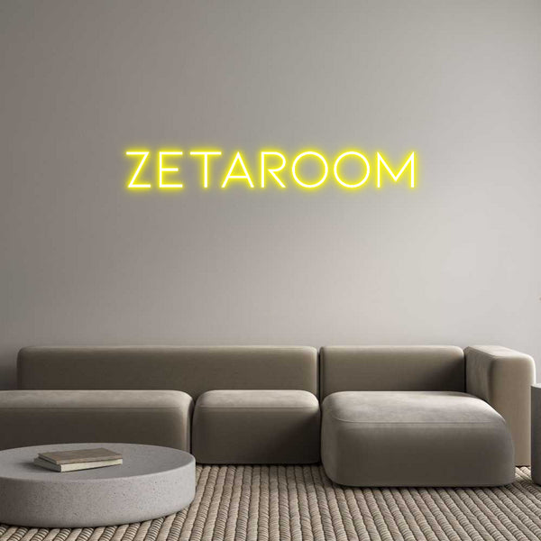 Neon personalizzato: ZETAROOM