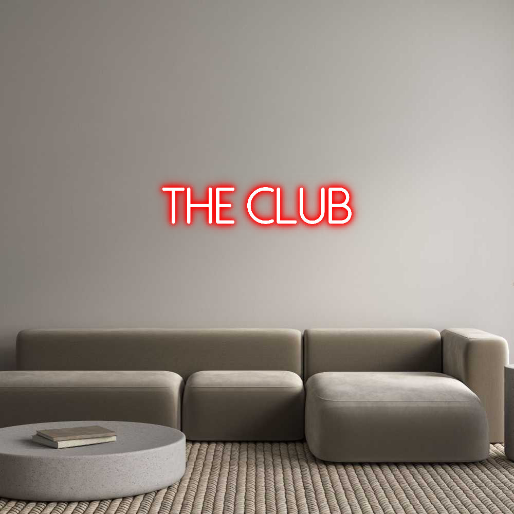 Neon personalizzato: THE CLUB