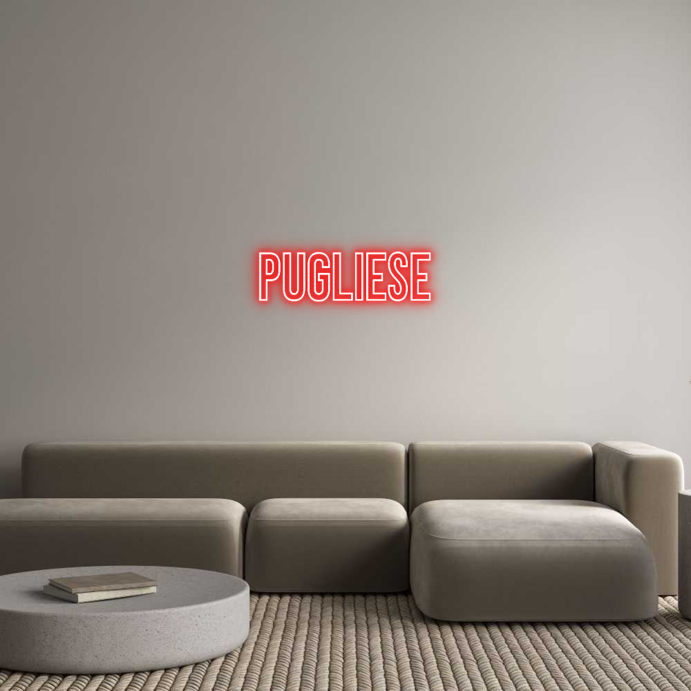 Neon personalizzato:  pugliese