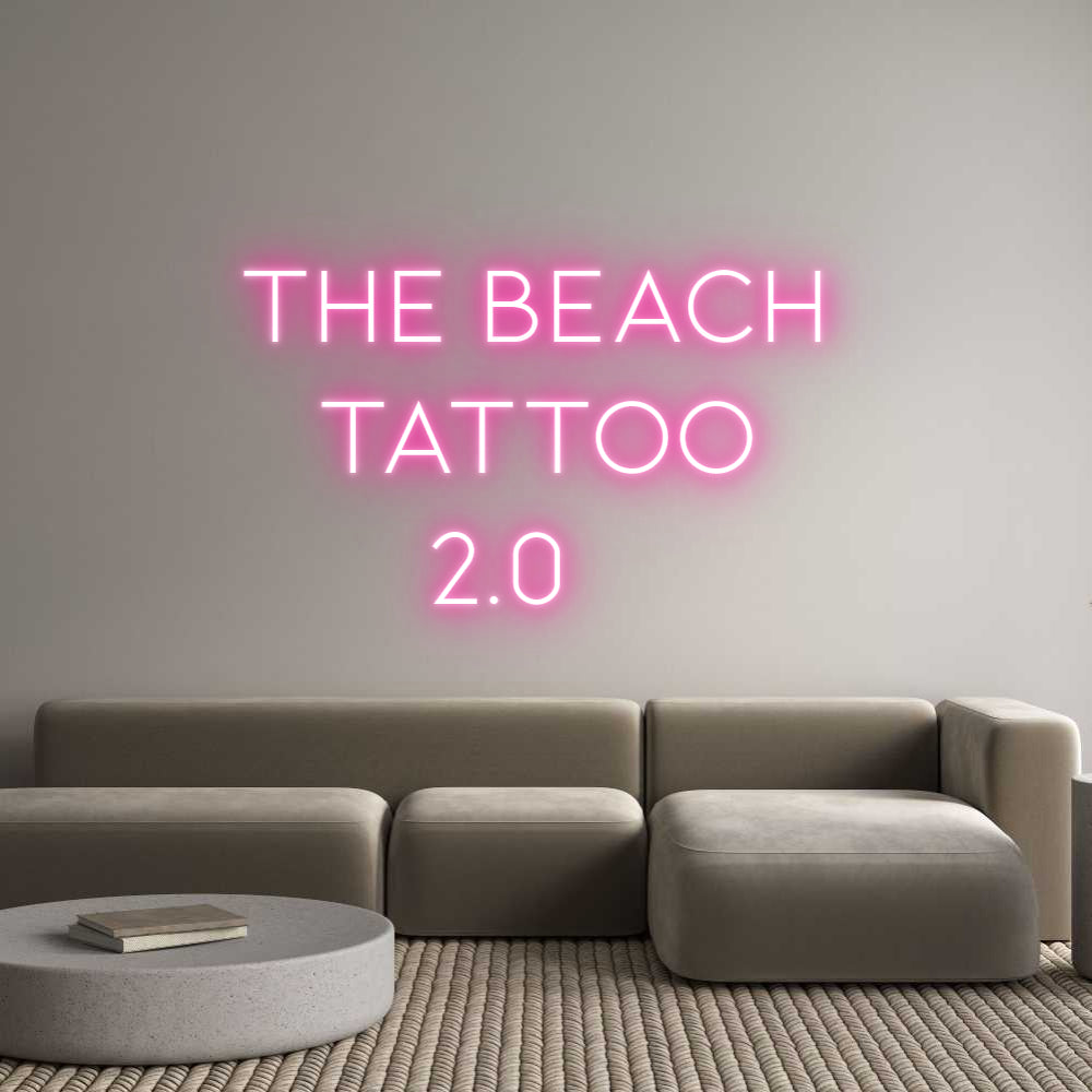 Neon personalizzato: the beach 
 ...