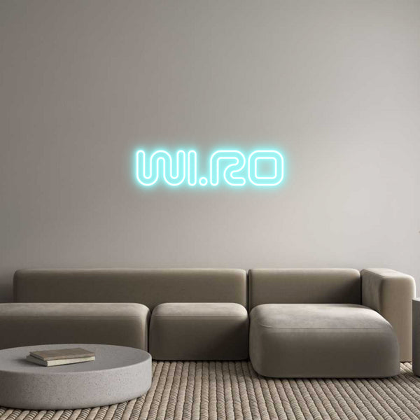 Neon personalizzato: WI.RO