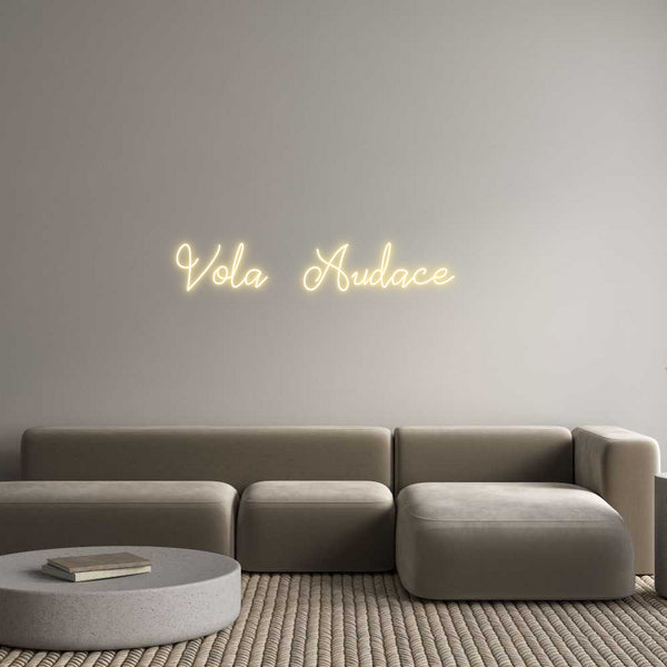 Neon personalizzato: Vola Audace