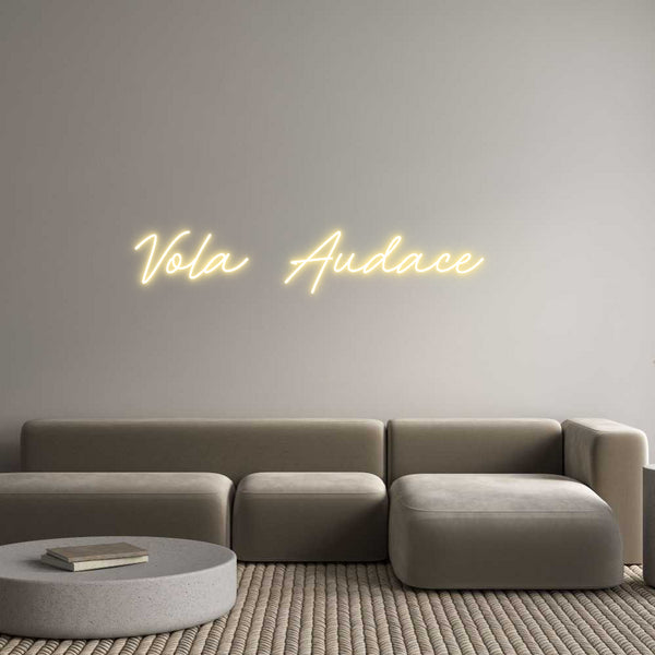 Neon personalizzato: Vola Audace