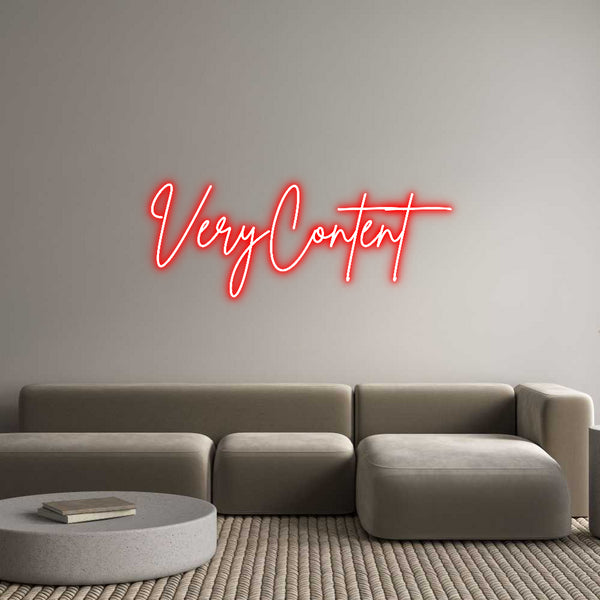 Neon personalizzato: VeryContent