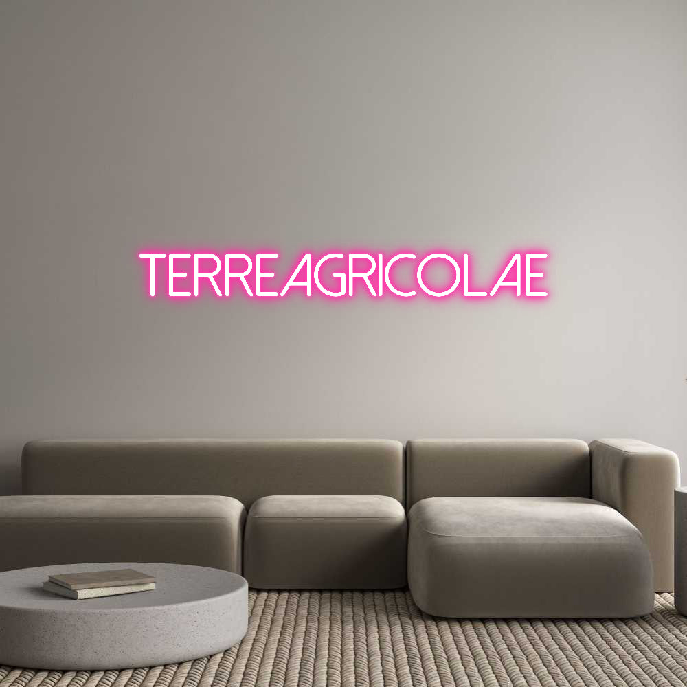 Neon personalizzato: TerreAgricolae