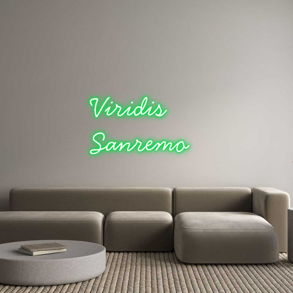 Neon personalizzato: 
Viridis
Sa...